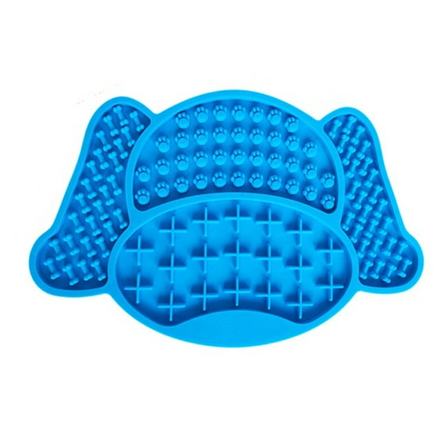 Almohadilla para lamer perros, 1 unidad. Almohadilla para lamer perros con potentes ventosas, almohadilla de silicona para lamer, almohadillas para lamer mascotas para baño, aseo y entrenamiento.