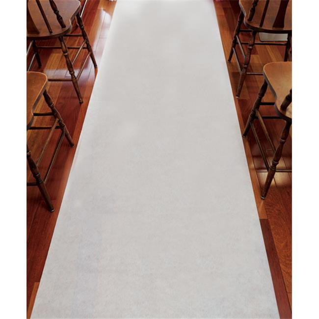 Weddingstar 9299 Wedding Aisle Runner Plain White 33g NonWoven