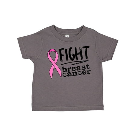 

Inktastic Fight Breast Cancer Pink Ribbon Gift Toddler Boy or Toddler Girl T-Shirt