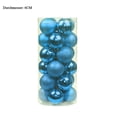thumbnail image 2 of 24 piezas de adornos de bolas de Navidad irrompibles de 6 cm para decoración de fiesta de cumpleaños de boda de árbol de Navidad, 2 of 5