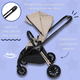 thumbnail image 3 of Capri DLX travel system mango ajustable +portabebé autoasiento gris, 3 of 9
