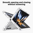thumbnail image 2 of Compatible for Samsung Galaxy Z Fold 5 Case, Galaxy Z Fold 5 Clear Phone Case Cover with Four Corners Airbag Fall Prevention, Slim Thin Shockproof Protective Cases for Samsung Z Fold 5 (Silver), 2 of 12