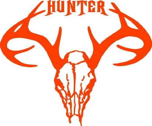 DEER ANTLERS Hunter Buck Outdoors Bow Hunting Season Vinyl Sticker Decal 