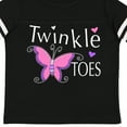 thumbnail image 4 of Inktastic Twinkle Toes Pretty Butterfly Girls Toddler T-Shirt, 4 of 5