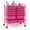 Hot Pink, variant on Costway 12 Drawers Rolling Cart Storage Scrapbook Paper Studio Organizer Bins Multicolor