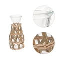 thumbnail image 3 of Woven Vase Decoration Rustic Glass Vase Flower Arrangement Vase Farmhouse Table Centerpiece, 3 of 9