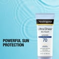 Neutrogena Ultra Sheer DryTouch Sunscreen Lotion, SPF 70 Face Sunblock