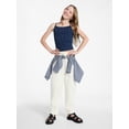 thumbnail image 2 of Weekend Academy Girls Fleece Barrel Pants, Sizes 4-18, 2 of 5