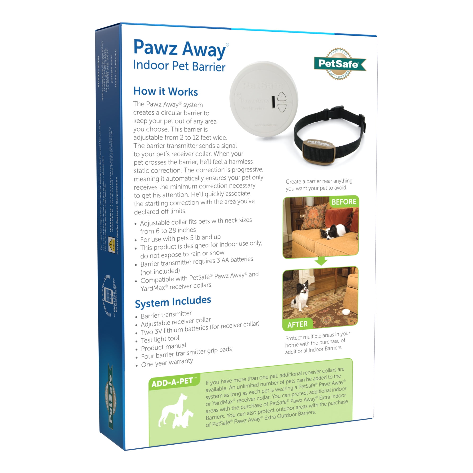 indoor pet barrier collar