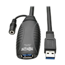 USB 3.0 SuperSpeed Active Extension Repeater Cable (USB-A M/F), 15 m (49 ft.)