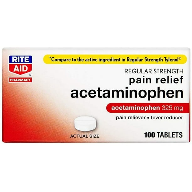 Rite Aid Regular Strength Acetaminophen, Pain Reliever and Fever