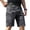 Dark Gray, variant on Men's Camouflage Cargo Shorts Tactical Military Style Quick Dry Lightweight Outdoor Hunting Hiking Camping Pants for Men