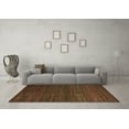 thumbnail image 3 of Ahgly Company Indoor Square Abstract Brown Modern Area Rugs, 7' Square, 3 of 4