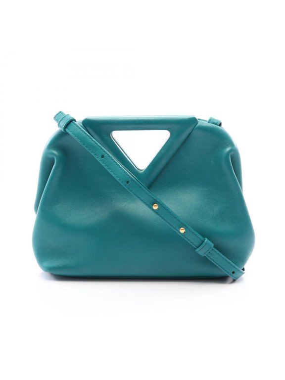 Pre-Owned Bottega Veneta Triangle Point Small 2-Way Shoulder Bag/Handbag, Leather, Women's,...
