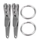 thumbnail image 1 of Clip para cinturón, 2 piezas Clip para cinturón para exteriores Clip para llavero Clip para bolsillo Clip para bolsillo con suspensión Compacto y liviano, 1 of 14