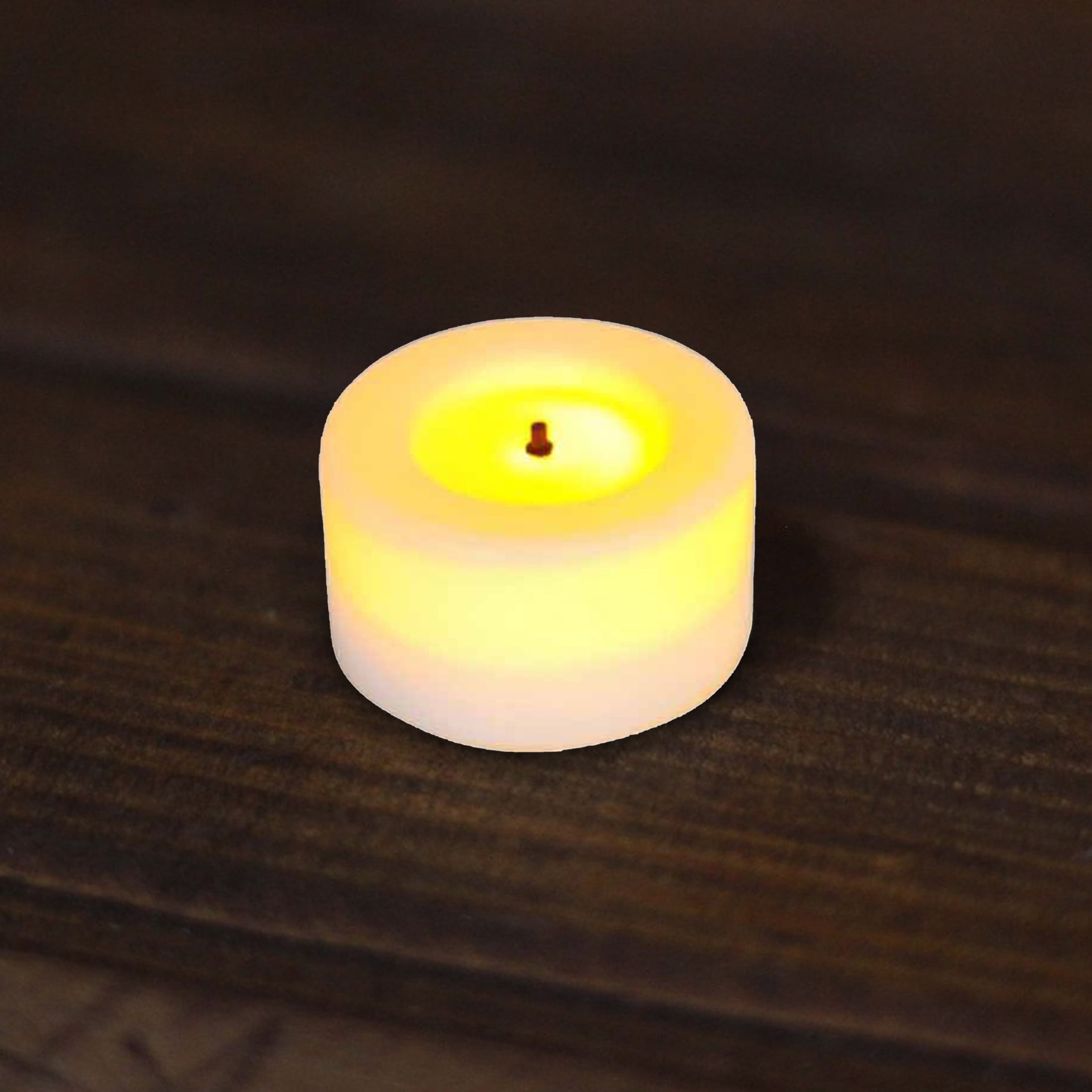 (3 pack) Mainstays Unscented Led Tealights Flameless Candles, White, 4.60", 0.18 lb