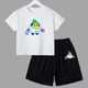 thumbnail image 5 of Conjuntos deportivos de verano para niños, camisetas de manga corta y pantalones de lucha de anime, conjuntos para niños y niñas de 3 a 13 años, 5 of 5