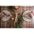 thumbnail image 4 of Give Thanks Plaid Fall Table Decor, Autumn & Thanksgiving Tabletop Linens, 52x52 Square Tablecloth, 4 of 6