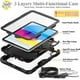 thumbnail image 3 of Funda para iPad BMOUO para iPad de 11ª y 10ª generación, 11/10,9 pulgadas, con accesorios, 3 of 9