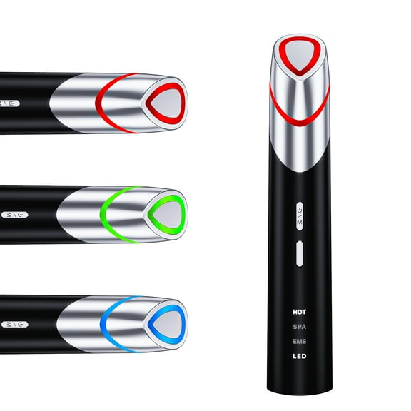 Facial and Neck Beauty Device, Skin Care Face Massager,Multifunctional 3 in 1 Light Therapy Face Sculpting Tool with Vibration, Thermal, Microcurrent for Skin Care Routine at Home