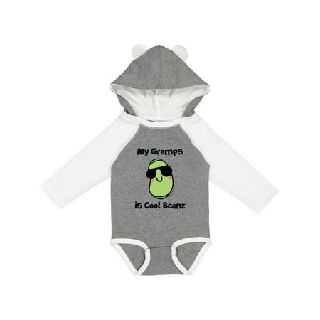 

Inktastic Cool Beans Gramps Gift Baby Boy or Baby Girl Long Sleeve Bodysuit