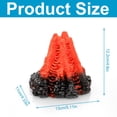 thumbnail image 3 of Fish Tank Volcano Shape Resin Bubble Stone Oxygen Pump Aquarium Ornament, 3 of 6