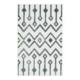 thumbnail image 3 of Unique Loom Bohemian Trellis Collection Area Rug - Gypsy (2' x 3' Rectangle Coastal White/Navy Blue), 3 of 7