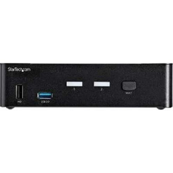 2 Port DisplayPort KVM Switch - 4K60Hz - USB 3.0 Hub