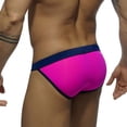 thumbnail image 5 of FcBaudy Men's Low Waist Solid Color High Vent Swimming Trunks Underpants Men Pants, 5 of 5