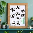 thumbnail image 5 of Panda and Bamboo Drawing Painting Stencils Templates (11.8x11.8inch) Plastic Panda Stencils Decoration Square Panda Stencils for Painting on Wood Floor Wall and Fabric DIY, 5 of 9