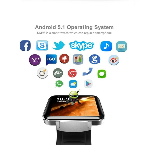 Dm98 android smart watch 4g best sale