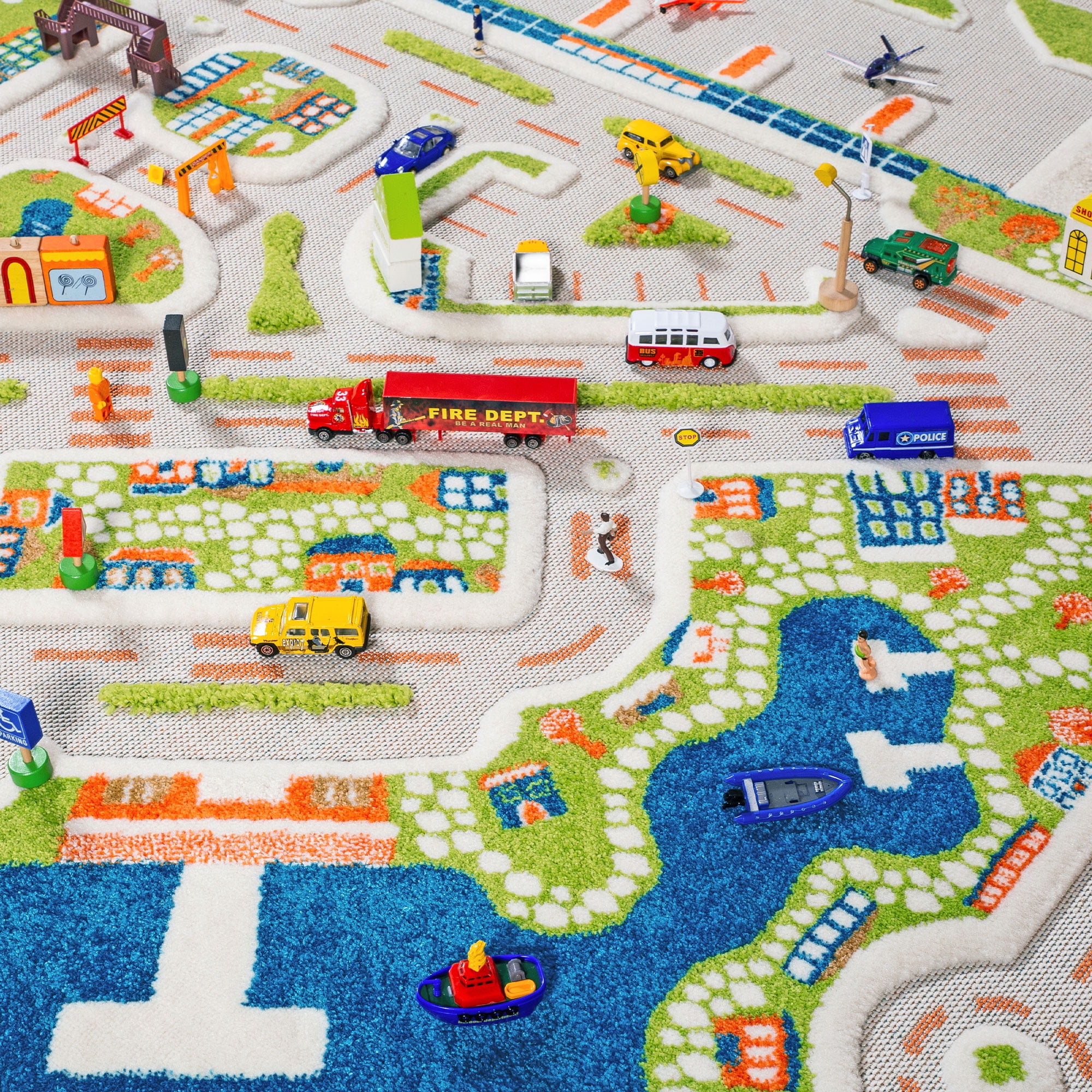 IVI Mini City Play Mat Rug