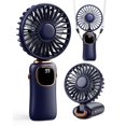 thumbnail image 1 of Ventilador portátil ColdSky de 4000 mAh con LED de 5 velocidades, color azul, 1 of 8