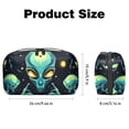 thumbnail image 5 of Alien Travel Case Charger Pouch Hard Drive Bag Cable Organizer Desk Cord Travel Organizer Waterproof Oxford Fabric Electronic Digital Accessories Storage Bag Black 5.9x9.44x3.14 in, 5 of 6