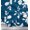 Oxford Blue, variant on Soimoi Cotton Duck Fabric Leaves & Floral Artistic Fabric Prints by Yard 42 Inch Wide