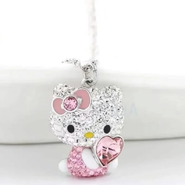 Broche/Pin's Hello Kitty Cristal Rose - Pour Refuge Animalier, Vétérinaire - Neuf