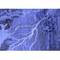 thumbnail image 1 of Ahgly Company Indoor Rectangle Oriental Blue Industrial Area Rugs, 8' x 10', 1 of 4