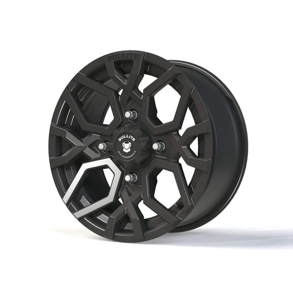 Bullite Wheels BT-07 Caster UTV ATV SXS Rims Gunmetal Gray 14"  | 4x137 | 5 2 Offset | Can-Am Maverick X3 Commander Renegade Outlander Defender (14")