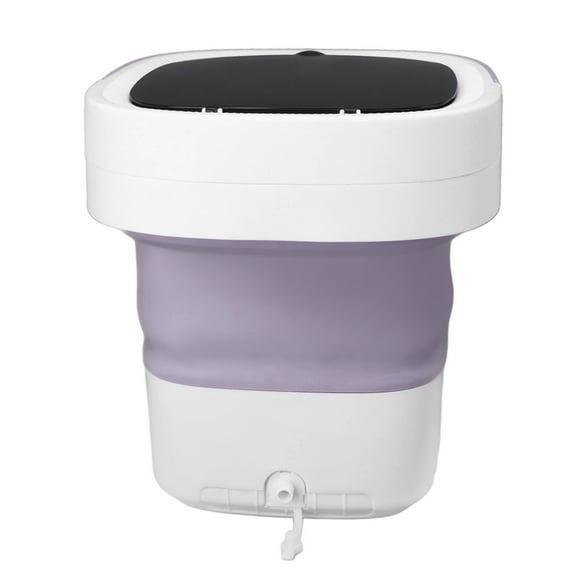 Machine à Laver Portable, Mini Laveuse Pliable de 7,5 L et Essoreuse, Petite Laveuse Seau Pliable pour Camping, VR, Dortoir d'Appartement, Voyage, Lessive de Voyage