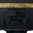 thumbnail image 2 of Cast Aluminum Mail Box,Postal Box , Mailbox Color Black, 2 of 6
