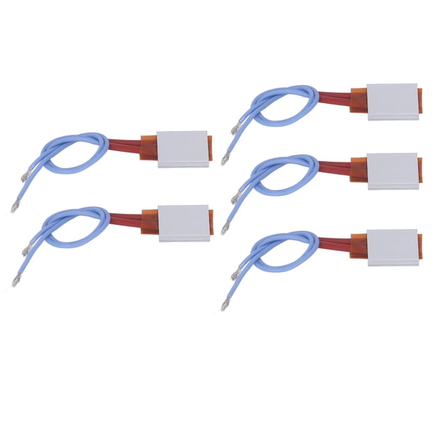 Placa de elemento calefactor PTC, 5 piezas Elemento calefactor PTC Elemento calefactor PTC Elemento calefactor PTC de temperatura constante Diseño de última generación