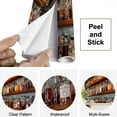 thumbnail image 4 of Peel and Stick Wallpaper Waterproof Restaurant display liquor bottles Wall Mural Decor Self Adhesive and Removable 69in x 98in, 4 of 8