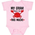 thumbnail image 3 of Inktastic My Gram Loves Me Grandchild Boys or Girls Baby Bodysuit, 3 of 5