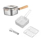 thumbnail image 1 of Cesta para freidora, cesta para freír, cesta para servir, clip, olla multiusos, cesta para papas fritas, acero inoxidable, para cocina, barbacoa,, 1 of 9
