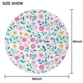 thumbnail image 6 of Pioneer Flower Floral Print Pattern Round Tablecloth 60"x60",Wrinkle Wipeable Table Cloth for Kitchen Dining Room Picnic Patio Party, 6 of 6