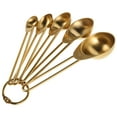 thumbnail image 5 of DECOMELODY Golden Spoon Measuring Set 430 Stainless -Engraved Measurements For Baking Cooking 1 Set, 5 of 8
