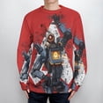 thumbnail image 4 of Apex Legends Pathfinder Unisex Sweater Long Sleeve Round Neck Pullover Jumper Fall Winter Clothes Print Tops Blouse M, 4 of 6