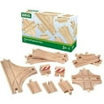 thumbnail image 1 of BRIO World - 33307 Pack d'Extension Avancé Ensemble de 11 Pcs de Rails en Bois pour Enfants de 3 Ans et Plus, 1 of 5
