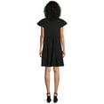 thumbnail image 3 of Time and Tru Women's Short Sleeve Tiered Knit Dress, Sizes XS-XXXL, 3 of 5