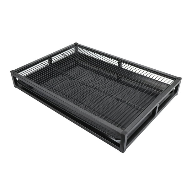 BANDEJA Para Orinal Para Perros, de Hierro, para interiores a Exteriores, Soporte para almohadillas para orinar Conandeja, inodoro reutilizable para atrenamiento de perros,